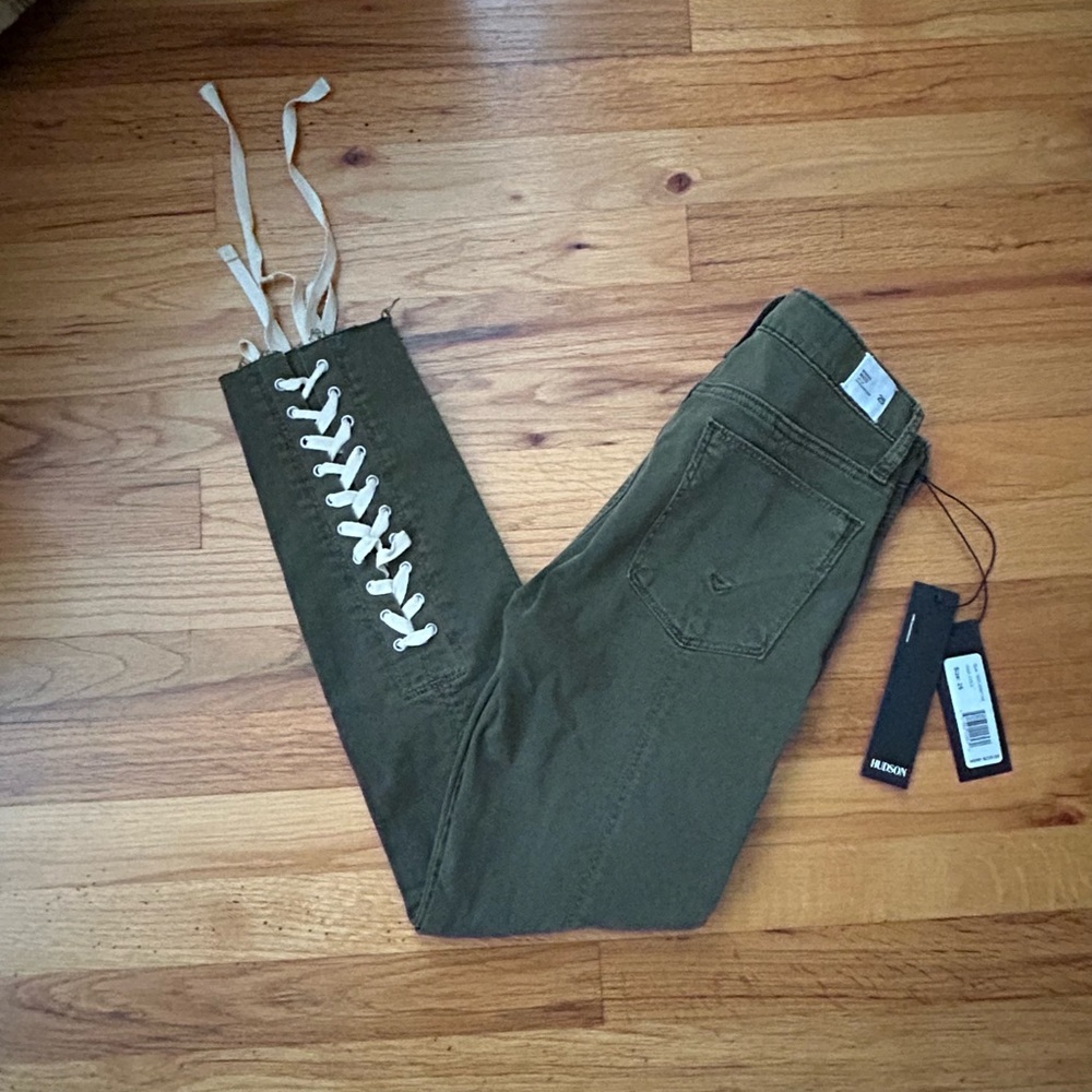 Hudson lace skinny pants